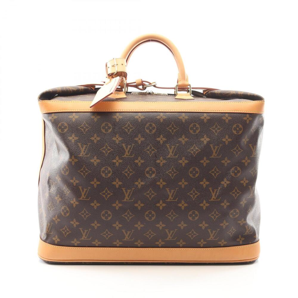 Louis Vuitton Cruiser Bag Boston Canvas Leather Monogram Brown